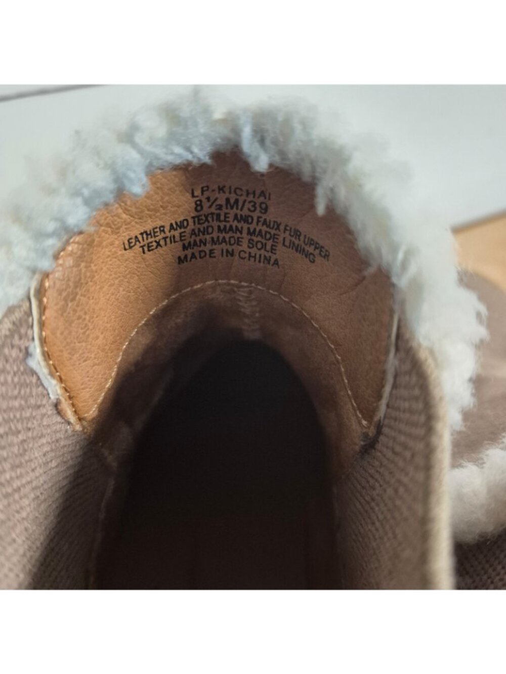 Lucky brand Womens Faux Fur-Lined Suede Slip-On Ankle Boots Size 8.5M - Picture 6 of 9